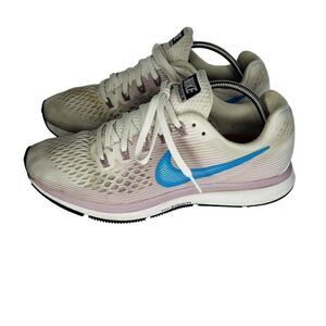 Nike Womens Air Zoom Pegasus 34 880560-105 White Rose Running Shoes Size US 9.5